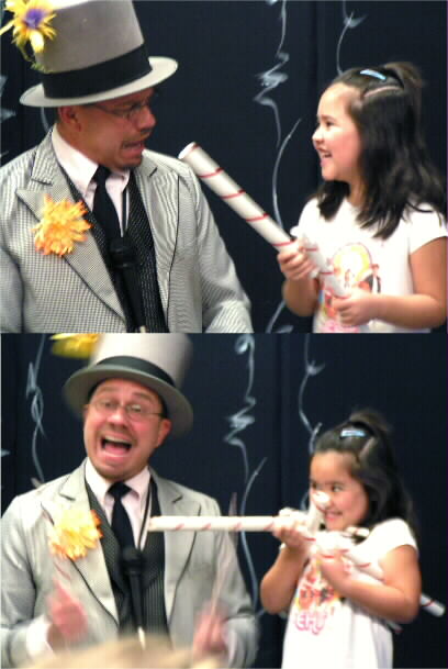 Hattie and Helper Making Candy Canes Appear!